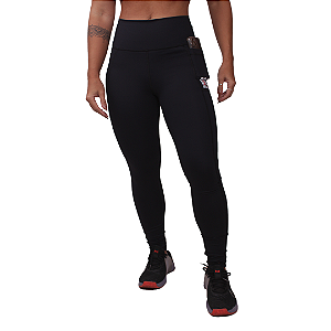 Calca Legging Fem Com Bolso - Preto