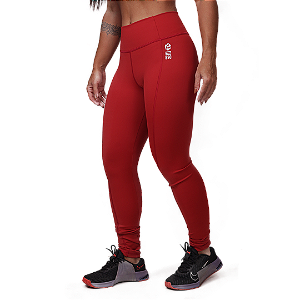 Calca Legging Alta  Compress - Vermelho