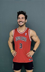 Regata Basketball BSCross Jesus Saves - Vermelho