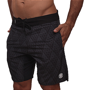 Bermuda Sublimada - Branco Dark