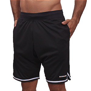 Short masc Basquete - Preto