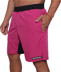 Short mas. BS cós Estreito - Rosa Choque