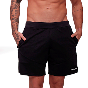 Short masc. Com Recortes BSCross - Preto