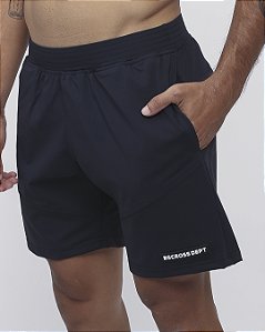 Short Masc. Com Recortes BSCross - Preto