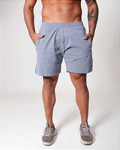 Short masc. Com Recortes BSCross -Chumbo