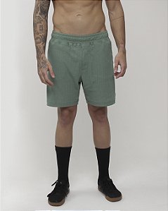 Short masc C/ Malha Trabalhada -Verde