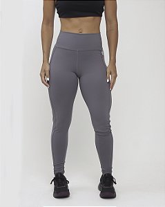 Legging  Alta Compressao - Cinza