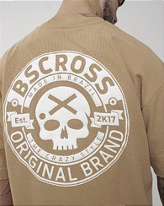 Camiseta Mas. Big Oversized BS Original - Castanho