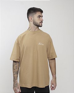 Camiseta Mas. Big Oversized BS Original - Castanho