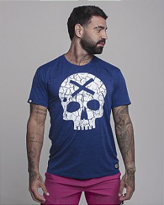 Cam Masc Bs Caveira - Azul Sodalite