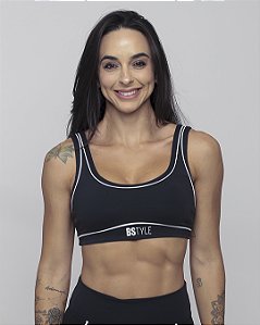 Top Fem. Alças Soft - Preto