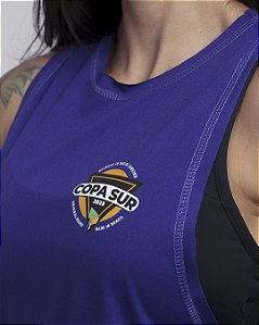 Regata Fem Logo Copa Sur - Roxo