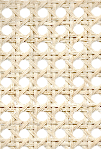 Tela de palhinha indiana de algodão (50cm x 15m). Ideal para artesanato, móveis e decoração. Rolos com 15 metros de comprimento.