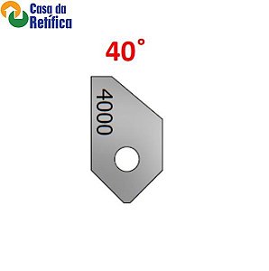 Pastilha de corte para fresadora de sede 40º - 4000