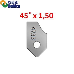 Pastilha de corte para fresadora de sede 45ºx1,50 - 4733