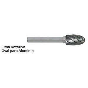 CR-952 Lima rotativa oval para alumínio 6mm