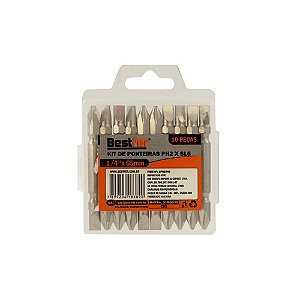 CR-BFH2740 Kit ponteira bits PH2 x SL6 x 65mm