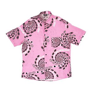 Camisa High Button Vision Pink