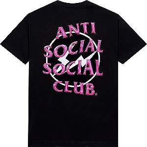 Camiseta Anti Social Social Club x Fragment Precious Petals  ''Black/Pink''