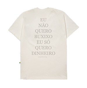 Camiseta Captive Zoi de Gato Glow in the Dark "Off White"