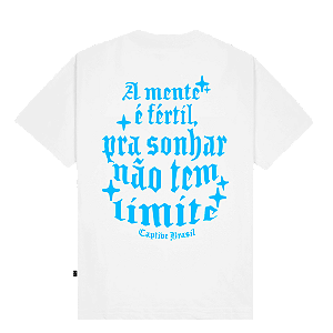 Camiseta Captive Mente Fértil "Branca/Azul"