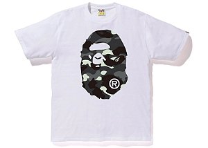 Camiseta Bape City Camo Big Ape Head "White"