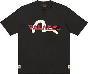 Camiseta Palace x Evisu Logo ''Black''