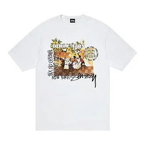Camiseta Denim Tears x Stussy Annie Lee Artist "White"