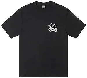 Camiseta Stussy Dice Pigment Dyed "Black"