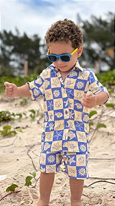 CONJUNTO MASCULINO XADREZ MARE