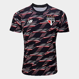 CAMISA NEW BALANCE SÃO PAULO - PRÉ JOGO - 2024
