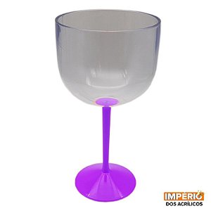Taça gin base neon violeta