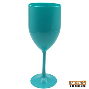 Taça de vinho 330ml azul thifany