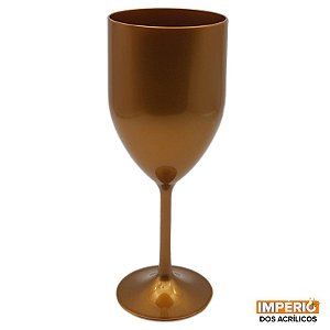 Taça de vinho 330ml dourado
