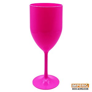 Taça de vinho 330ml rosa