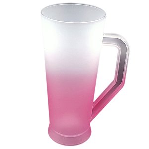 Caneca long degradê rose gold