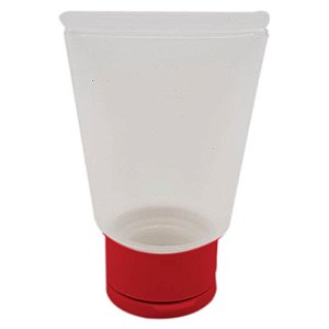 Bisnaga plástica vermelho para lembrancinha de 30 ml