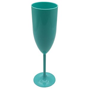Taça Champanhe Leitosa Azul Tiffany