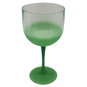 Taça gin degrade verde 580ml fosco