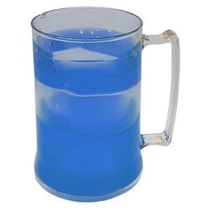 Caneca gel cor azul congelante acrílico (P/ Transfer)