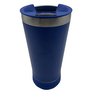 Copo térmico com som bluetooth - Azul Royal