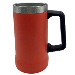Caneca térmica vermelho - com alça