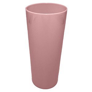 Copo Liso Rosa Bebê 350ml