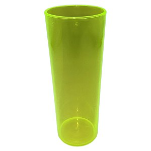 Copo Liso Amarelo Neon 350ml