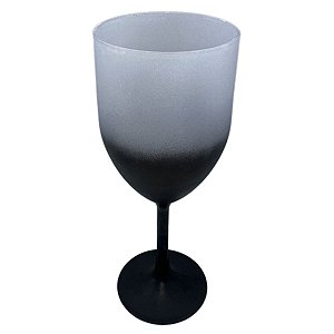 Taça de Vinho Jateado Preto