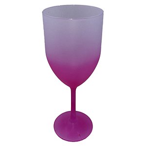 Taça de Vinho Jateado Pink