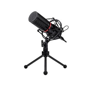 Microfone Condensador Gamer Streamer Redragon Blazar GM300