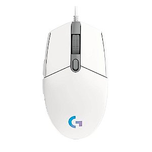 Mouse Gamer Logitech G203 LIGHTSYNC RGB Branco 910-005794
