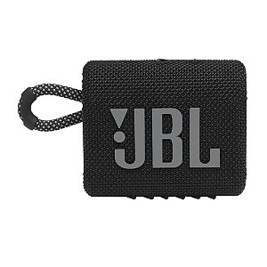 Caixa de Som Bluetooth JBL GO 3 Prova d'água 5h De Bateria, Preto