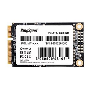 SSD Kingspec Disco Rígido Interno de Estado Sólido de 128GB mSATA 8x30x3.5mm - MT-128